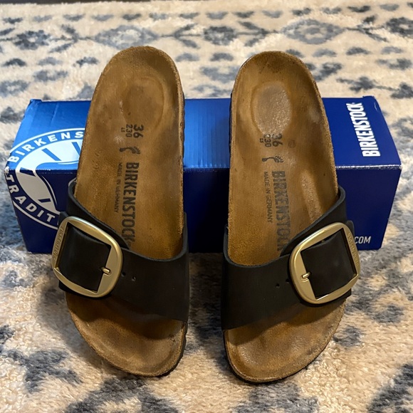 Birkenstock Madrid Big Buckle Sandals - Size 36 - Picture 2 of 9